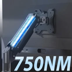 Braccio monitor articolato con molla a gas, per 1 schermo