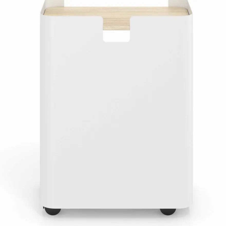Carrello portaoggetti da ufficio con ripiani
