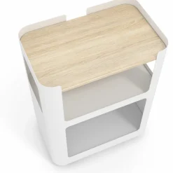 Carrello portaoggetti da ufficio con ripiani