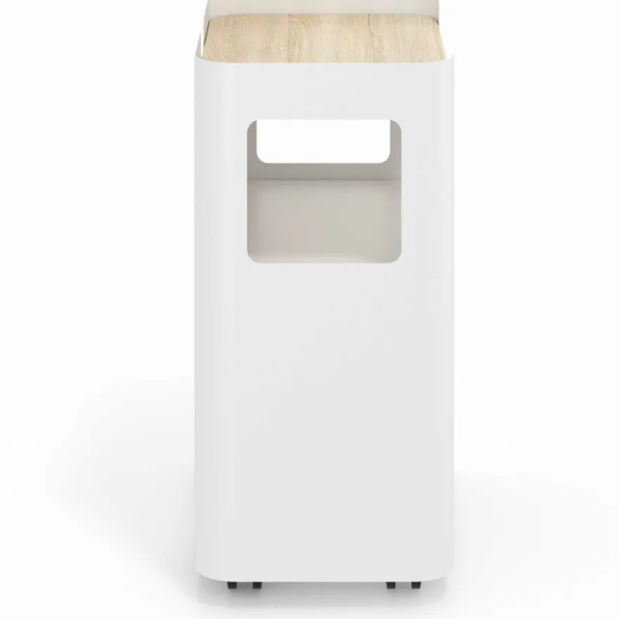 Carrello portaoggetti da ufficio con ripiani
