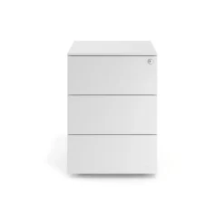 Cassettiera da scrivania in metallo Xenon, 3 cassetti