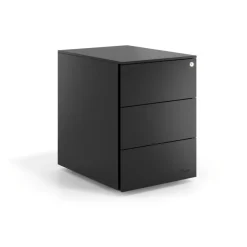Cassettiera da scrivania in metallo Xenon, 3 cassetti
