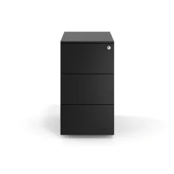 Cassettiera scrivania compatta Xenon Slim, 3 cassetti