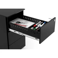 Cassettiera scrivania compatta Xenon Slim, 3 cassetti