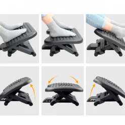 Poggiapiedi ergonomico per ufficio Erghos-Pro, effetto massaggio