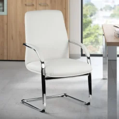 Poltrona Attesa Prestige , slitta pelle naturale