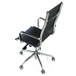 Poltrona da ufficio design Brenton in rete, schienale alto