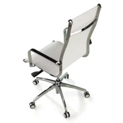 Poltrona da ufficio design Brenton in rete, schienale alto