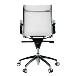 Poltrona da ufficio design Brenton in rete, schienale basso