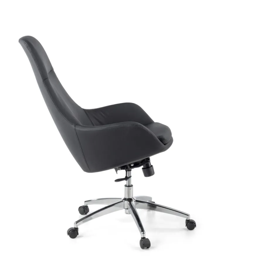 Poltrona da ufficio direzionale Luxus, schienale ergonomico