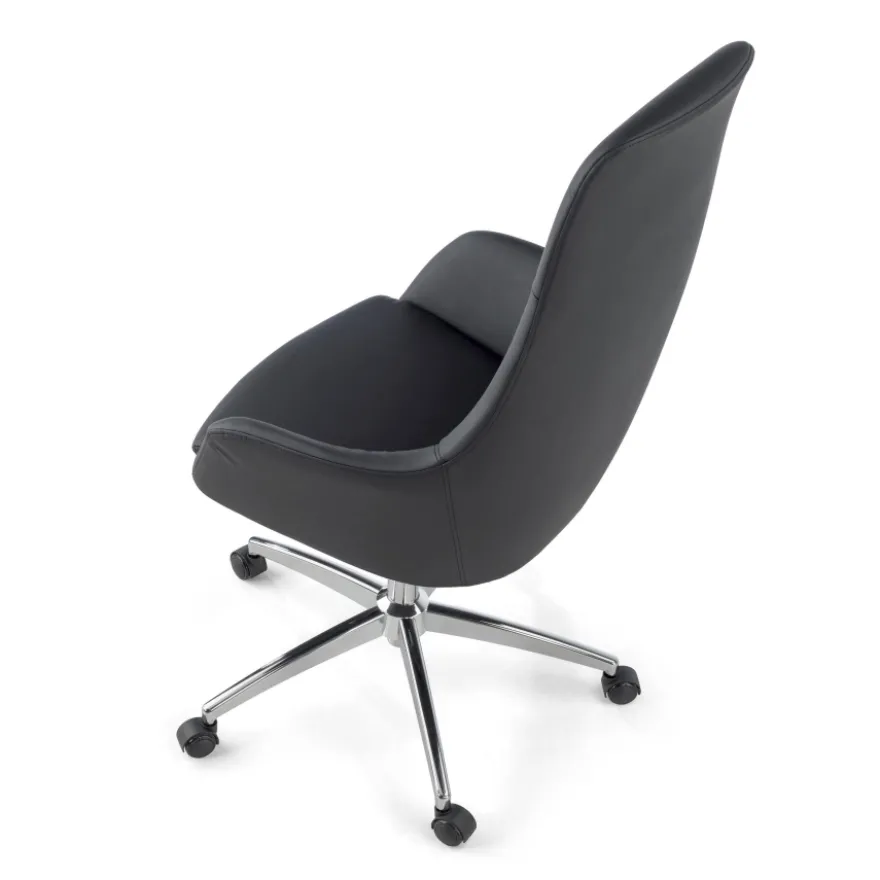 Poltrona da ufficio direzionale Luxus, schienale ergonomico
