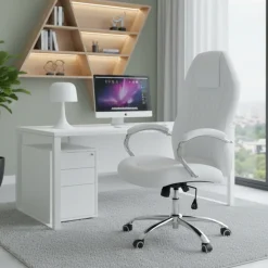 Poltrona da ufficio ergonomica Pioneer, resistente fino a 180kg