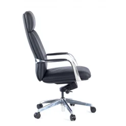 Poltrona direzionale Prestige, pelle naturale