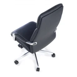Poltrona direzionale Prestige, pelle naturale
