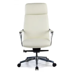 Poltrona direzionale Prestige, pelle naturale