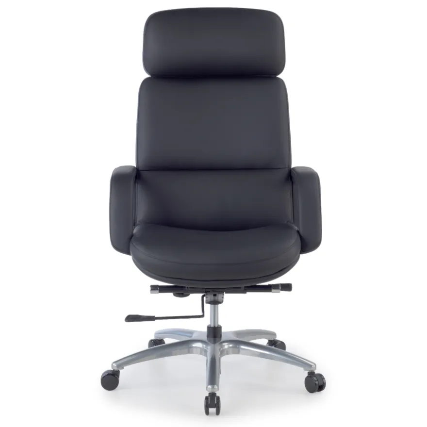 Poltrona direzionale Watson, grande comfort, design avvolgente