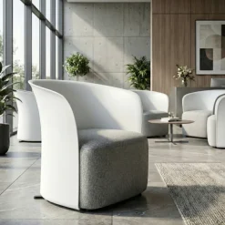 Poltrona Duomo per sala d’attesa, design moderno