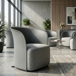 Poltrona Duomo per sala d’attesa, design moderno