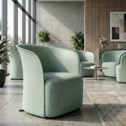 Poltrona Duomo per sala d’attesa, design moderno