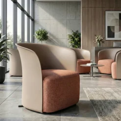 Poltrona Duomo per sala d’attesa, design moderno