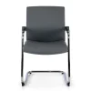 Poltrona Sala d'Atessa Adele, cantilever, Design Moderno, Pelle