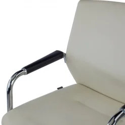 Poltrona Sala d'Atessa Adele, cantilever, Design Moderno, Pelle