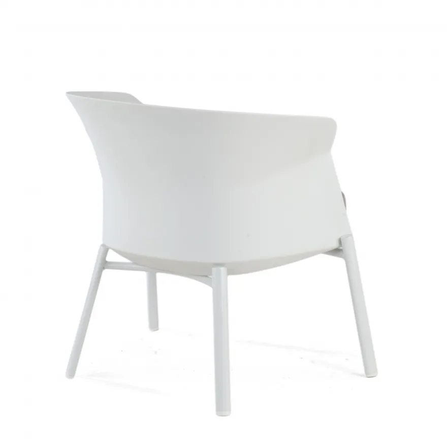 Poltrona Sala d'Attesa Winnie, gambe in metallo