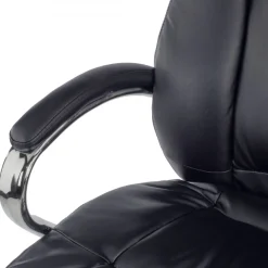 Poltrona Scrivania Lugano, design elegante, base metallica