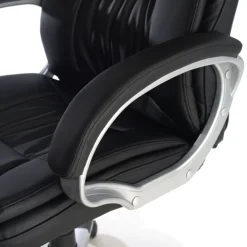 Poltrona Ufficio Baviera, molto confortevole, ecopelle