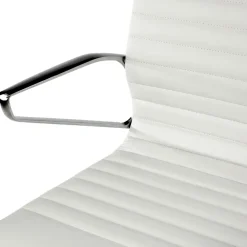 Poltrona Ufficio design Cagliari, schienale alto, pelle naturale