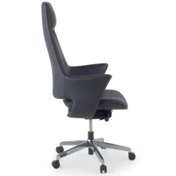 Poltrona Ufficio Design Dortmund, meccanismo relax, alluminio