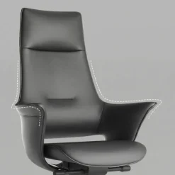 Poltrona Ufficio Design Dortmund, meccanismo relax, alluminio