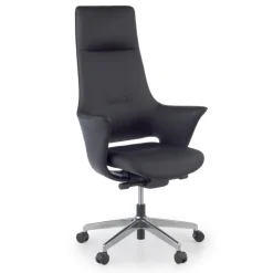 Poltrona Ufficio Design Dortmund, meccanismo relax, alluminio