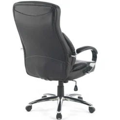 Poltrona ufficio Gouda, resistente fino a 150kg, ecopelle