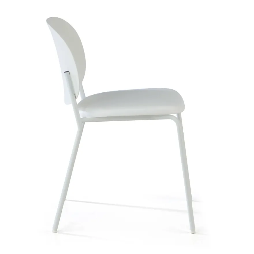 Poltroncina da Ufficio Mila, gambe in acciao