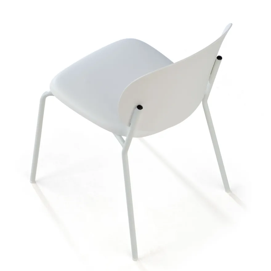 Poltroncina da Ufficio Mila, gambe in acciao