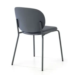 Poltroncina da Ufficio Mila, gambe in acciao
