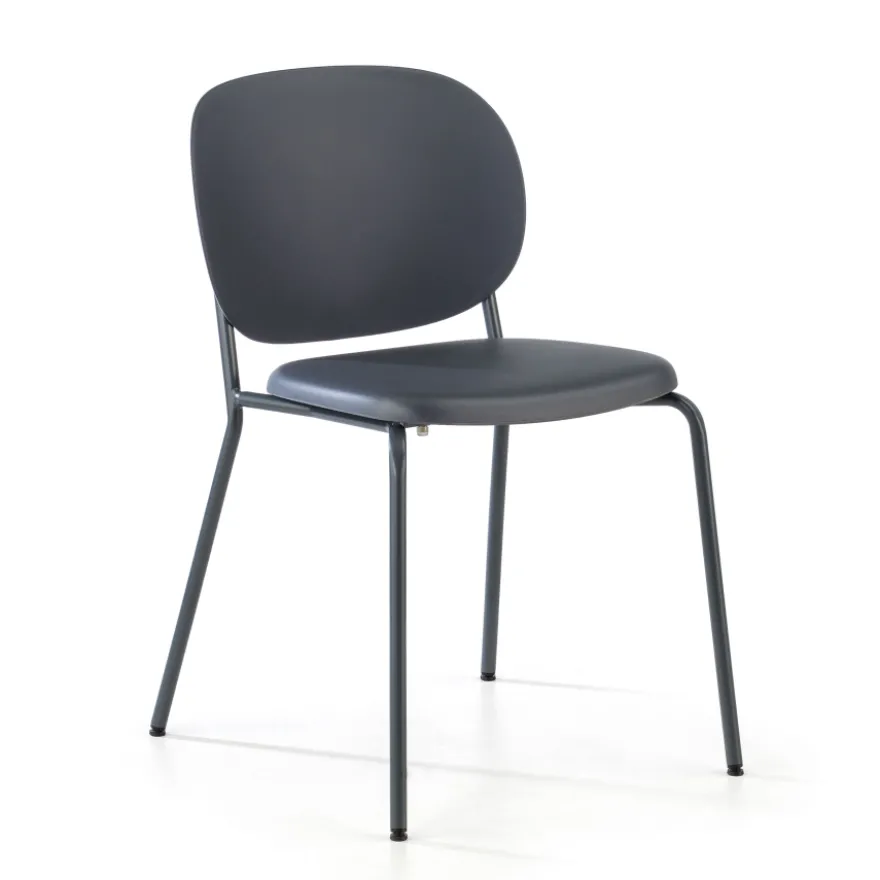 Poltroncina da Ufficio Mila, gambe in acciao