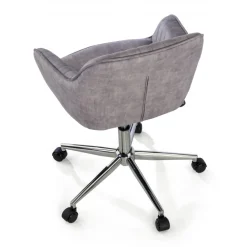 Poltroncina Girévole Ministry, struttura in acciaio
