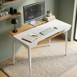 Scrivania Computer in legno Goteborg, di design nordico