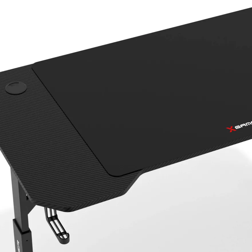 Scrivania Gaming Helix R2, fibra di carbonio