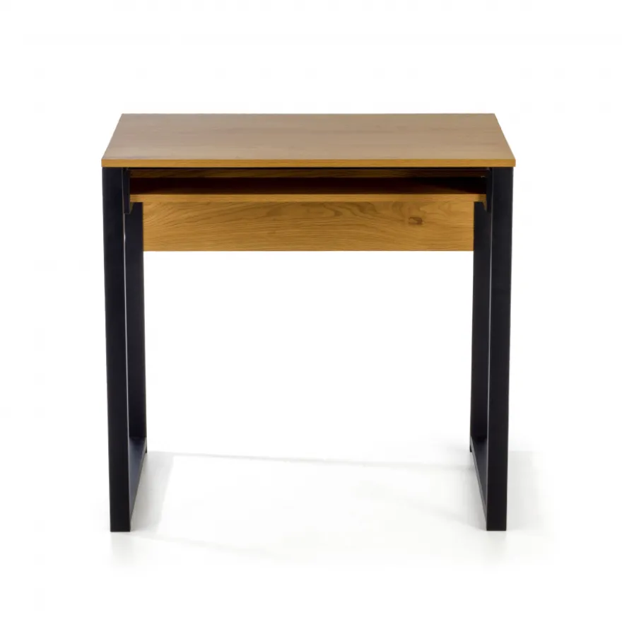 Scrivania per ufficio Philadelphia in legno e acciaio, design compatto