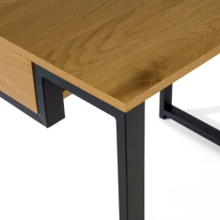 Scrivania per ufficio Philadelphia in legno e acciaio, design compatto