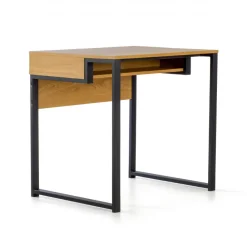 Scrivania per ufficio Philadelphia in legno e acciaio, design compatto