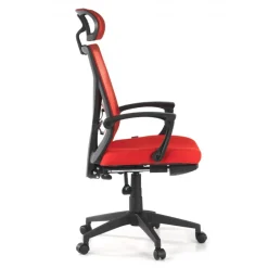 Sedia Computer con poggiapiedi estraibile Neo, rete
