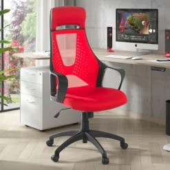 Sedia Computer Gotham, schienale traspirante