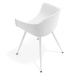 Sedia Conferenza Alice, 4 gambe, design avvolgente