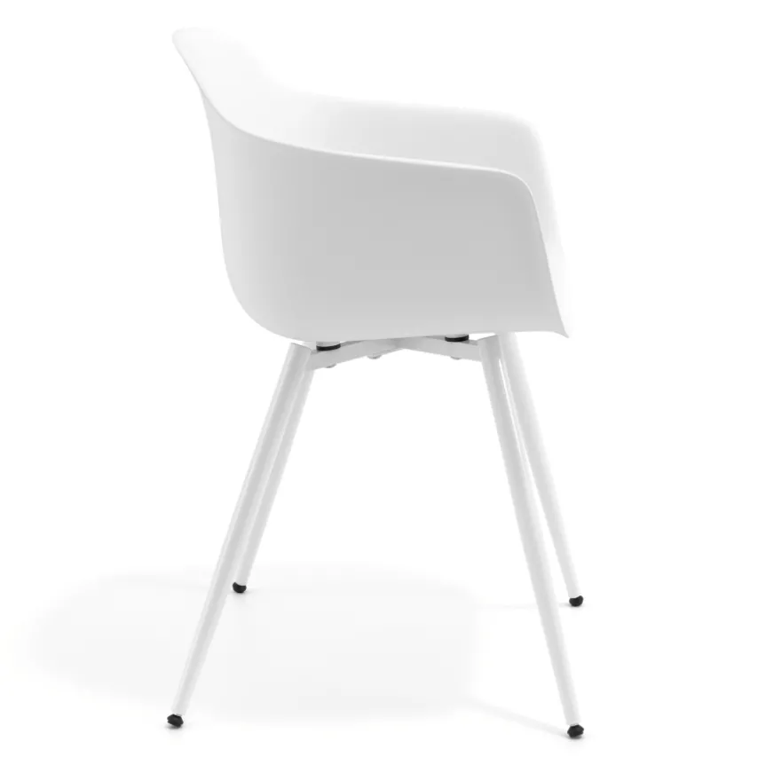 Sedia Conferenza Alice, 4 gambe, design avvolgente