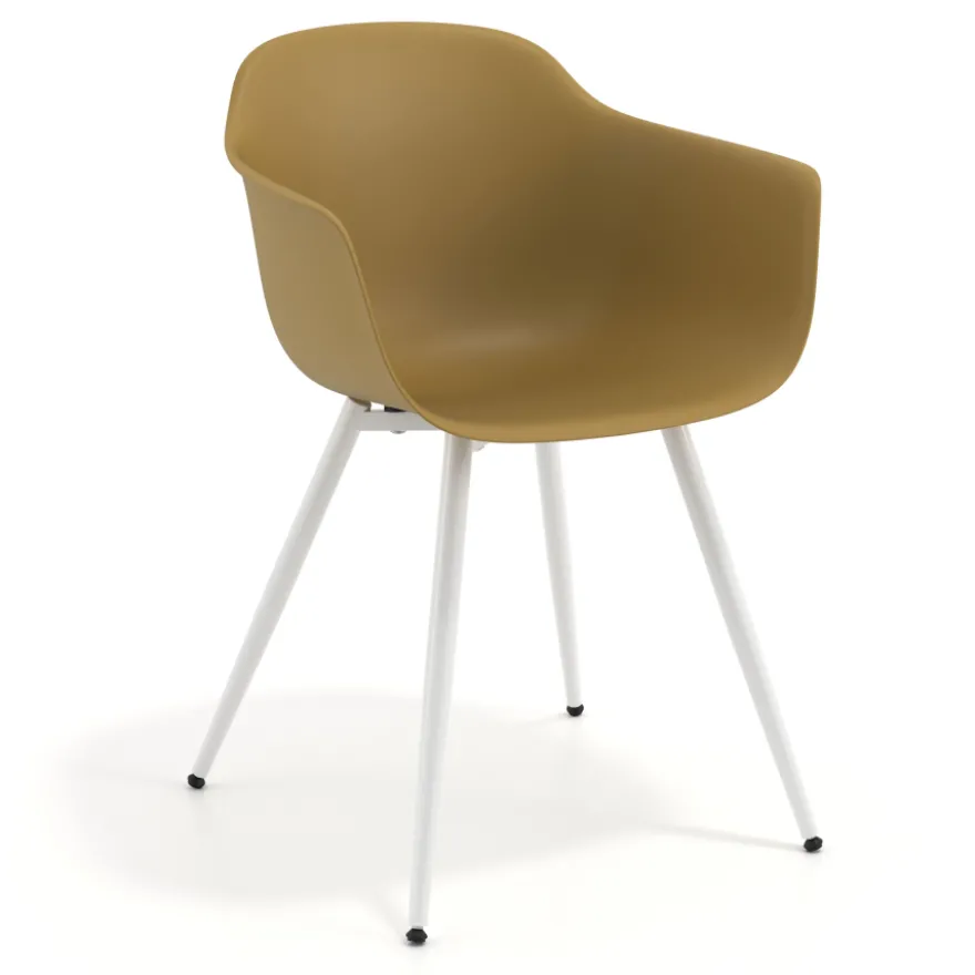 Sedia Conferenza Alice, 4 gambe, design avvolgente