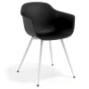 Sedia Conferenza Alice, 4 gambe, design avvolgente